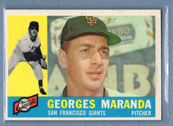 1960 Topps #479 Georges Maranda EX-MT  GO244