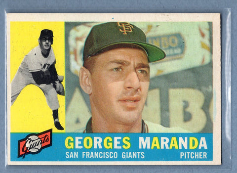 1960 Topps #479 Georges Maranda EX-MT  GO244