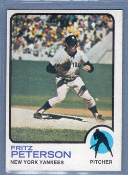 1973 Topps #82 Fritz Peterson  (a) EX-MT  GO669