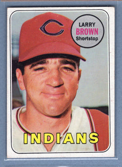 1969 Topps #503 Larry Brown (c) EX  GO577