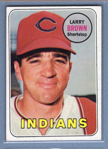 1969 Topps #503 Larry Brown (c) EX  GO577