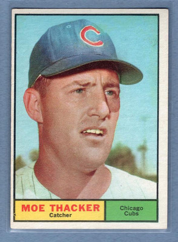 1961 Topps #12 Moe Thacker EX   GO195