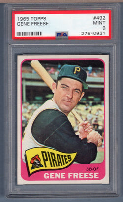 1965 Topps #492 Gene Freese (27540921) PSA 9