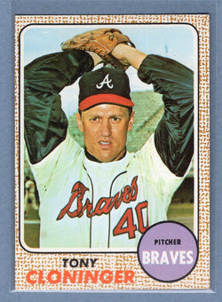 1968 Topps #93 Tony Cloninger (e)  EX-MT  GO550
