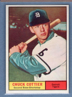 1961 Topps #13 Chuck Cottier EX-MT  GO195
