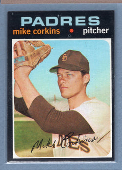 1971 Topps #179 Mike Corkins  (d) EX-MT  GO340