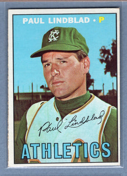 1967 Topps #227 Paul Lindblad EX  GO368