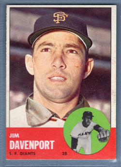 1963 Topps #388 Jim Davenport EX-MT  GO393