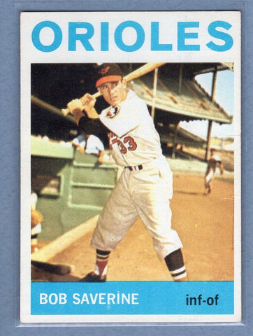 1964 Topps #221 Bob Saverine EX-MT   GO213
