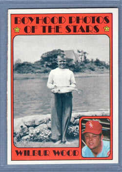 1972 Topps #342 Wilbur Wood KP EX-MT   GO464