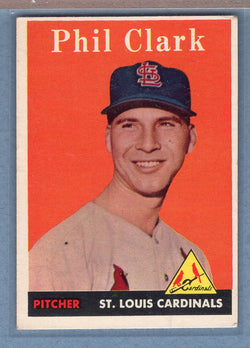 1958 Topps #423 Phil Clark  EX  GO387