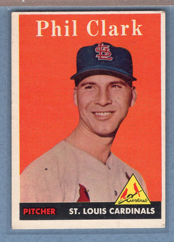 1958 Topps #423 Phil Clark  EX  GO387