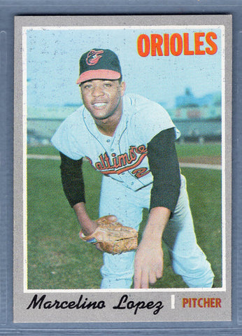 1970 Topps #344 Marcelino Lopez (st) VG  SB2