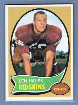 1970 Topps #124 Len Hauss EX-MT  GO179