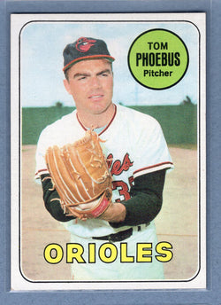 1969 Topps #185 Tom Phoebus (a) EX-MT  GO700