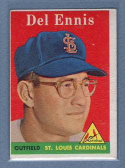 1958 Topps #60 Del Ennis (h) VG-EX  GO501