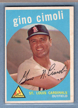 1959 Topps #418 Gino Cimoli (a) EX   GO410