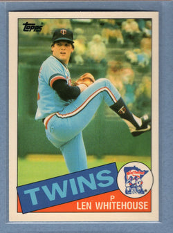 1985 Topps Tiffany #406 Len Whitehouse NM