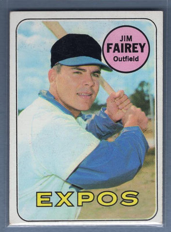 1969 Topps 117 Jim Fairey VG-EX SET BREAK