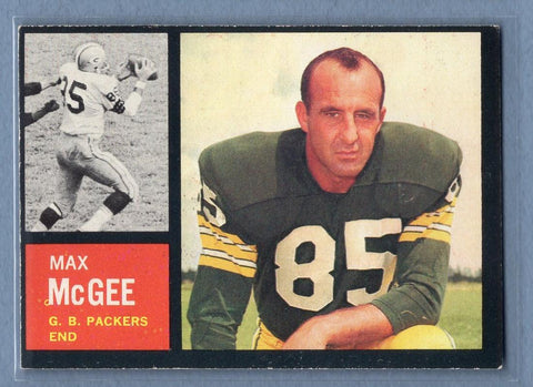 1962 Topps #67 Max McGee SP EX  GO80