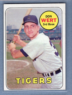 1969 Topps #443 Don Wert (e) EX-MT  GOWABB
