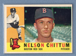 1960 Topps #296 Nelson Chittum EX-MT  GO550