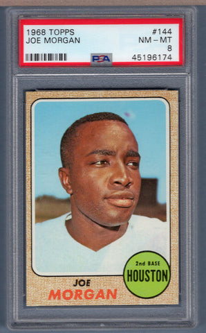 1968 Topps #144 Joe Morgan  (45196174) PSA 8
