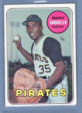 1969 Topps #509 Manny Sanguillen (a) VG-EX  GO577