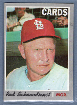 1970 Topps #346 Red Schoendienst (HOF)  EX-MT  SB2