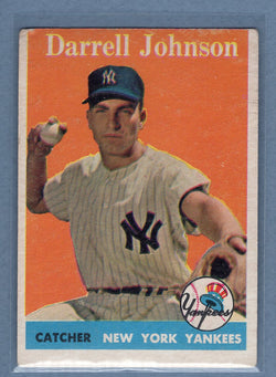 1958 Topps #61 Darrell Johnson (a) VG  GO501