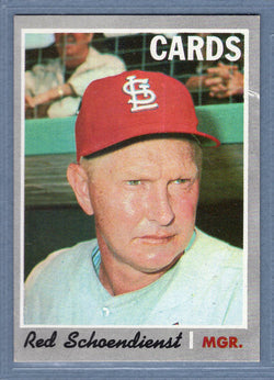 1970 Topps #346 Red Schoendienst (HOF)  EX-MT  SB1