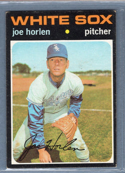 1971 Topps #345 Joe Horlen  EX  SB1