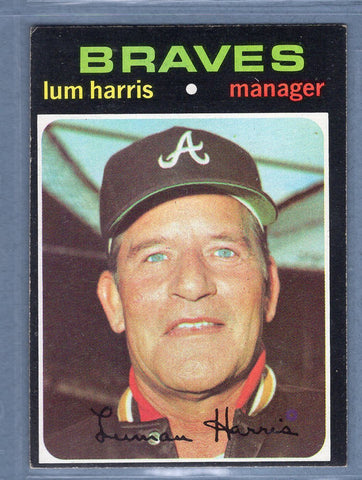 1971 Topps #346 Lum Harris  EX  GO747