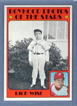 1972 Topps #345 Rick Wise KP EX-MT   GO464