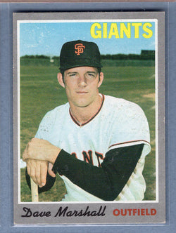 1970 Topps #58 Dave Marshall (st) VG  GO450