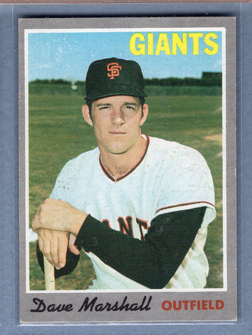 1970 Topps #58 Dave Marshall (st) VG  GO450