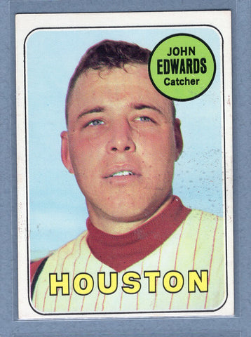 1969 Topps #186 John Edwards (a) (st) VG  GO700