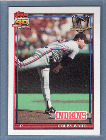 1991 Topps Desert Shield #31 Colby Ward (R)  NM  GO500