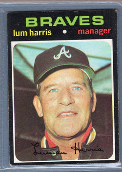 1971 Topps #346 Lum Harris  EX  SB1