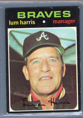 1971 Topps #346 Lum Harris  EX  SB1