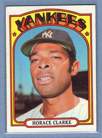 1972 Topps #387 Horace Clarke EX  GO500