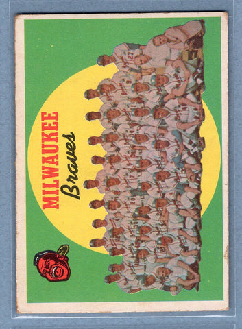 1959 Topps #419 Braves Team (mk) VG   GO410