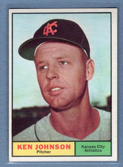1961 Topps #24 Ken Johnson EX   GO195