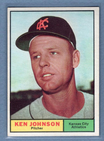 1961 Topps #24 Ken Johnson EX   GO195