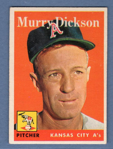 1958 Topps #349 Murry Dickson VG-EX  GO495