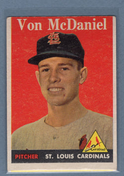 1958 Topps #65 Von McDaniel (a) VG  GO501