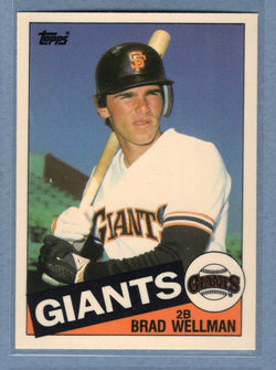 1985 Topps Tiffany #409 Brad Wellman NM