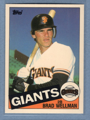 1985 Topps Tiffany #409 Brad Wellman NM