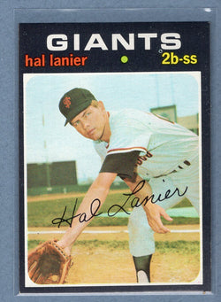 1971 Topps #181 Hal Lanier  (b) EX-MT  GO340