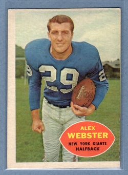 1960 Topps #75 Alex Webster  VG-EX  GO801